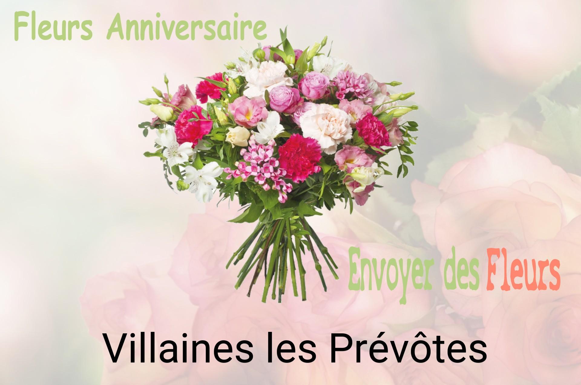 Bouquet de fleurs d’anniversaire livré à Villaines-les-Prévôtes